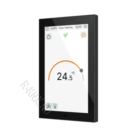Zennio CX50, 5-дюймовая емкостная сенсорная панель KNX, антрацит