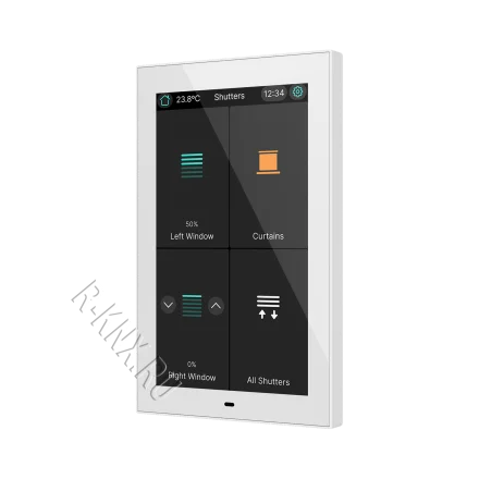 Zennio CX50, 5-дюймовая емкостная сенсорная панель KNX, матовый белый