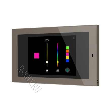 Zennio CX50, 5-дюймовая емкостная сенсорная панель KNX, моко