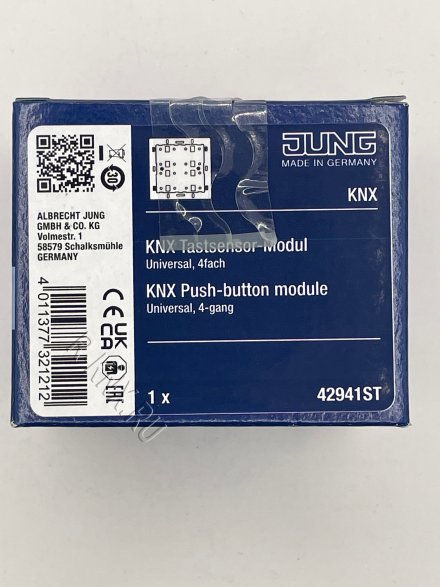 JUNG KNX кнопочный модуль универсальный, 4 группа