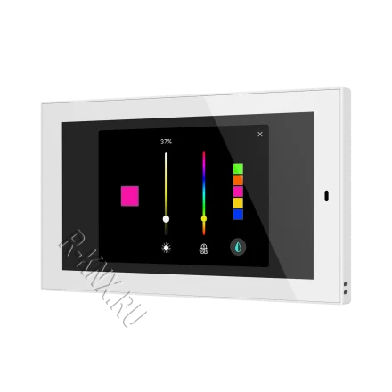 Zennio CX50, 5-дюймовая емкостная сенсорная панель KNX, матовый белый