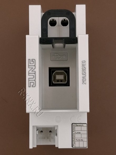 JUNG USB-интерфейс, Подключение ПК к установкам KNX