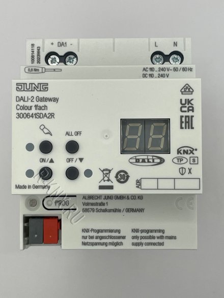 JUNG KNX шлюз DALI-2 Colour, 1 группа, с секьюрити