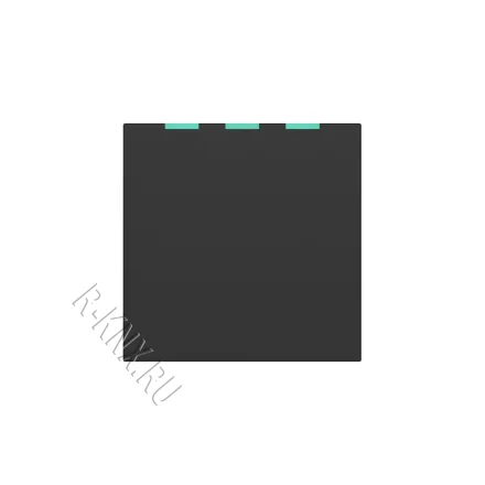 Module KNX термостат, чёрный, с датчиками t°, % и CO2 M1-T55.BCO