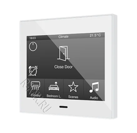 Zennio Z35 v3 / Панель сенсорная KNX, с экраном 3.5 дюймов и датчиком влажности, KNX Secure, цвет белый