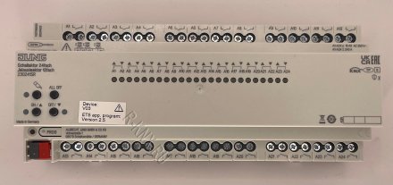 JUNG KNX актуатор коммутирующий 24 групп/ жалюзи 12 группы