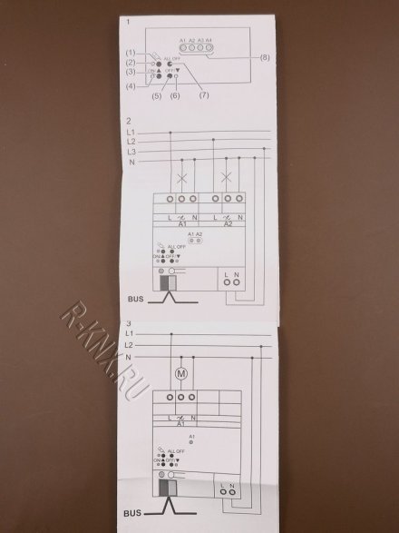 JUNG 3901REGHE KNX универсальный диммер, 1 канал 20-500 W/VA