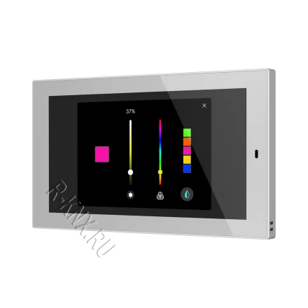 Zennio CX50, 5-дюймовая емкостная сенсорная панель KNX, серебро