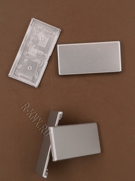 JUNG ES2502TSA комплект накладок 2гр сталь
