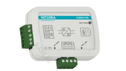 Interra Haier AC - KNX Шлюз 8-16 канала и 3 бинарных входа