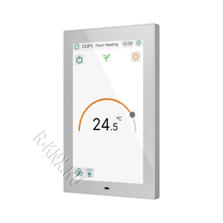 Zennio CX50, 5-дюймовая емкостная сенсорная панель KNX, серебро