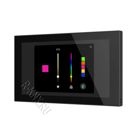 Zennio CX50, 5-дюймовая емкостная сенсорная панель KNX, антрацит