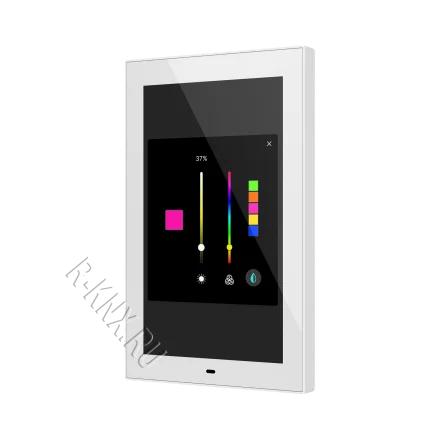 Zennio CX50, 5-дюймовая емкостная сенсорная панель KNX, матовый белый