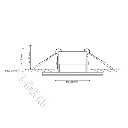 Elsner, Intra-Sewi KNX TH-L-Pr Встроенный датчик присутствия, яркости и климата, (белый)